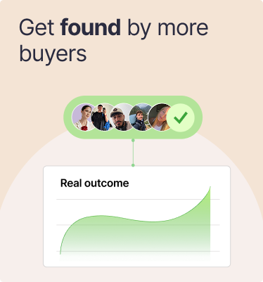 Get found by more buyers