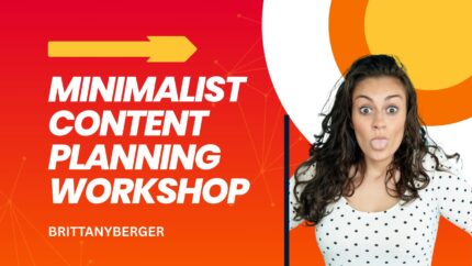 Minimalist Content Planning Workshop
