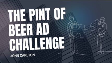 The Pint Of Beer Ad Challenge